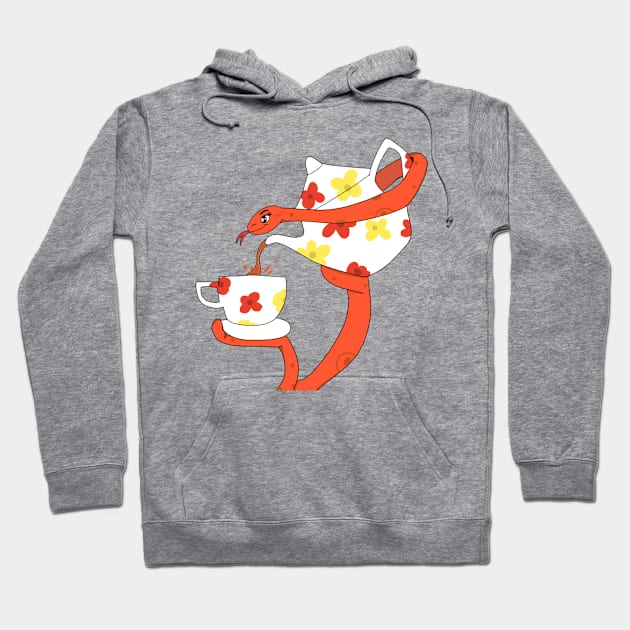 Spill The Tea, Snake Hoodie by memeowgifts